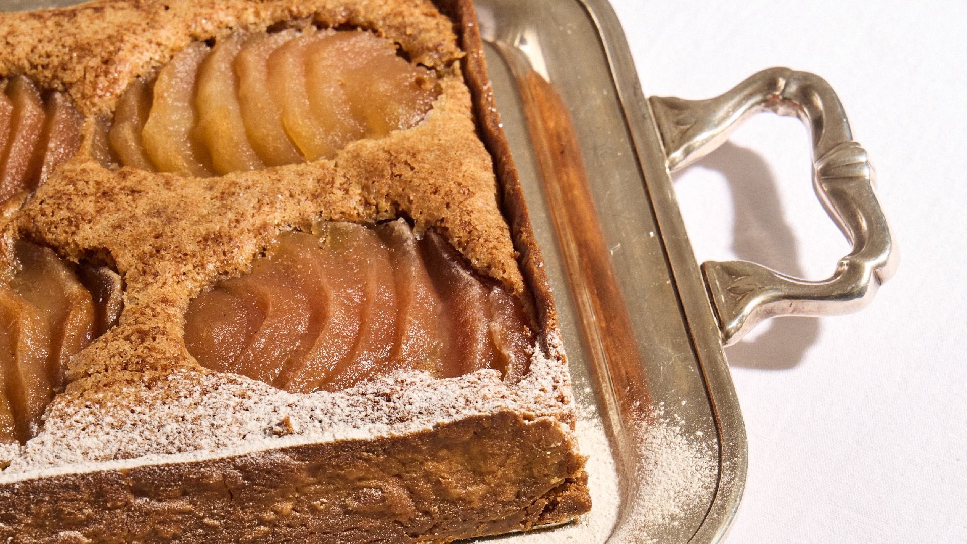 Frangipane de peras y almendras