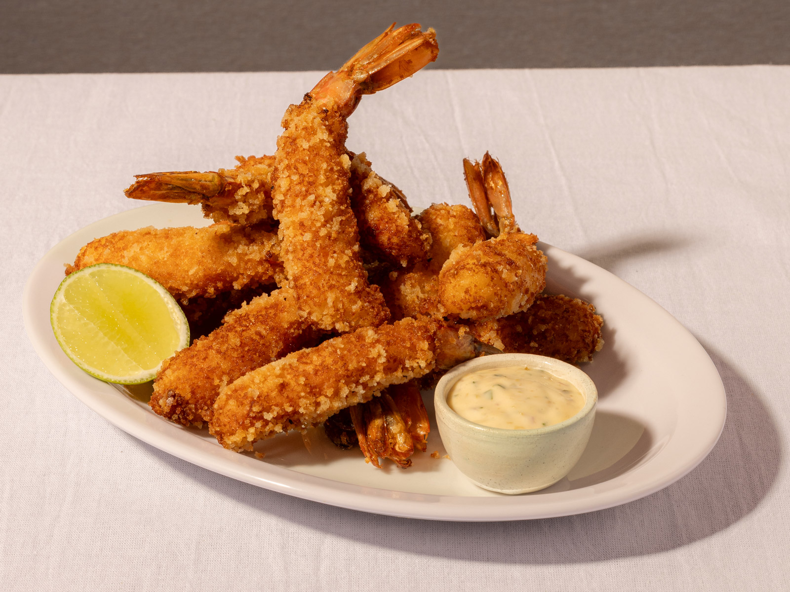 Langostinos apanados